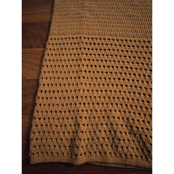 Nine West XL Tan Crochet Maxi Skirt - Picture 3 of 7